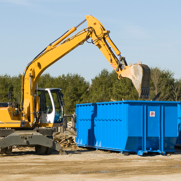 can i choose the location where the residential dumpster will be placed in Mccormick County South Carolina